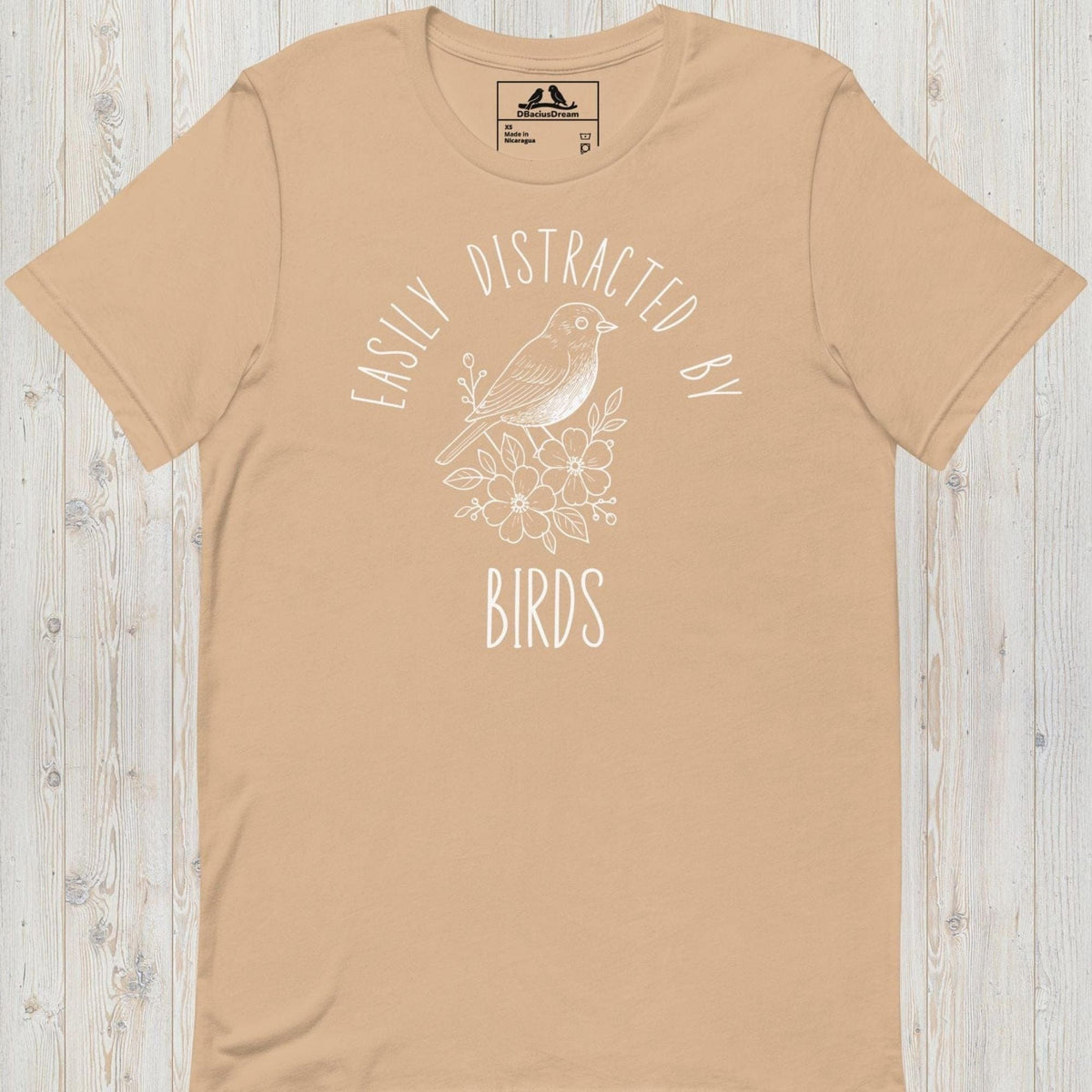 Easily Distracted By Birds Unisex t-shirt
