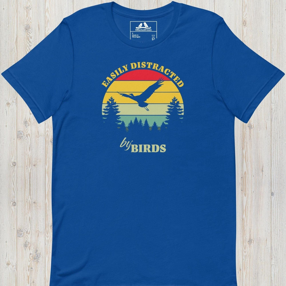 Easily Distracted By Birds Unisex t-shirt