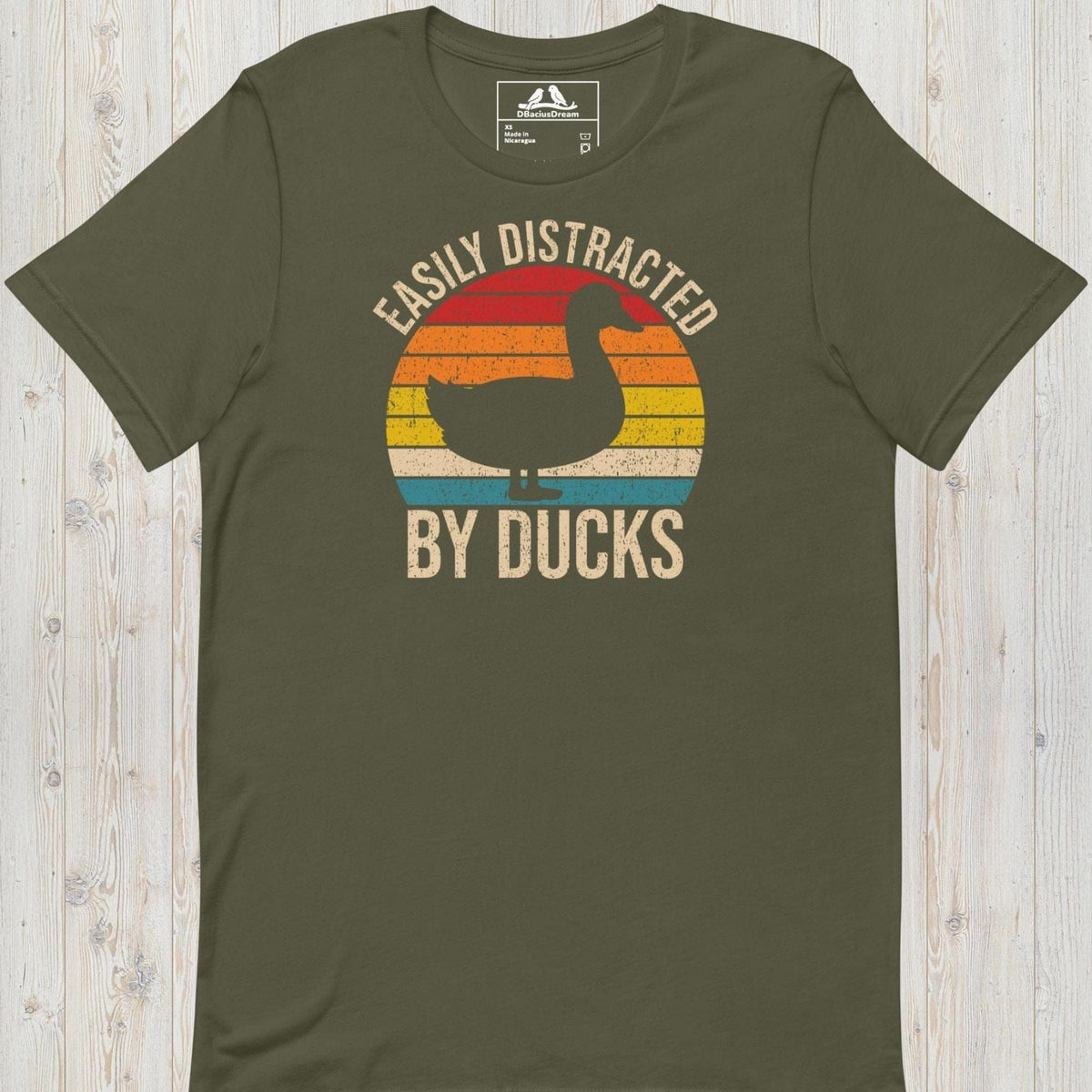 Easily Distracted By Ducks Unisex t-shirt