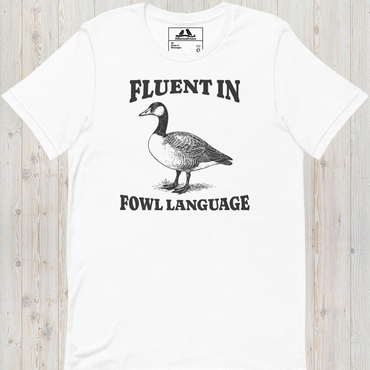 Fluent In Fowl Language Unisex t-shirt