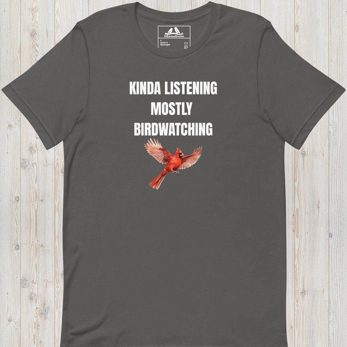 Mostly Birdwatching Unisex t-shirt