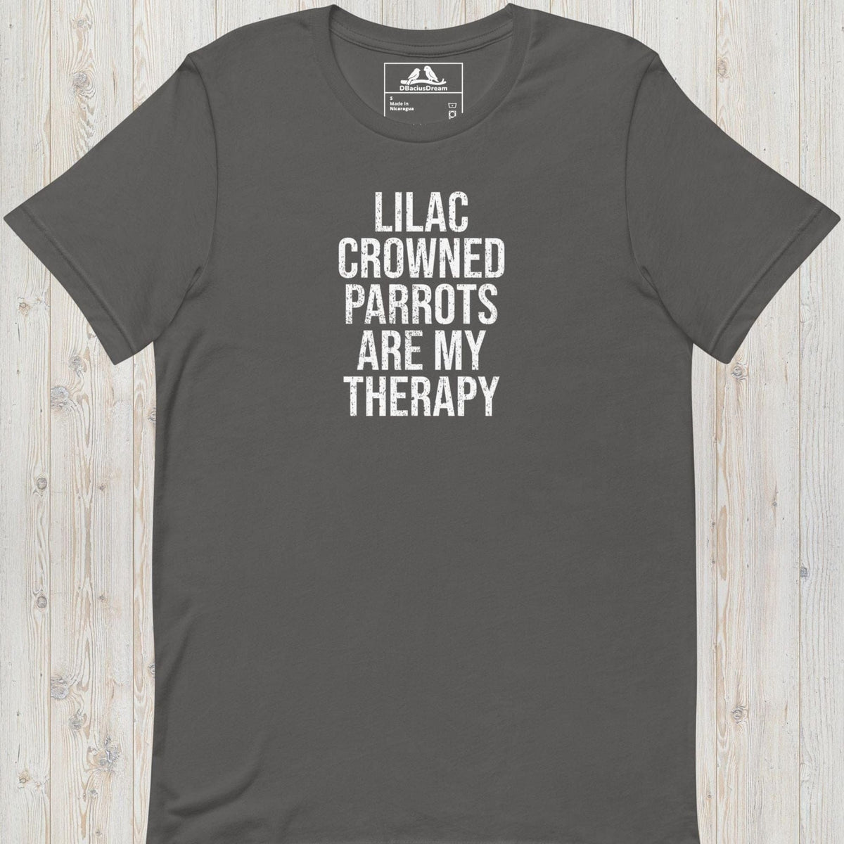 Lineolated Parakeets Are My Therapy Unisex t-shirt