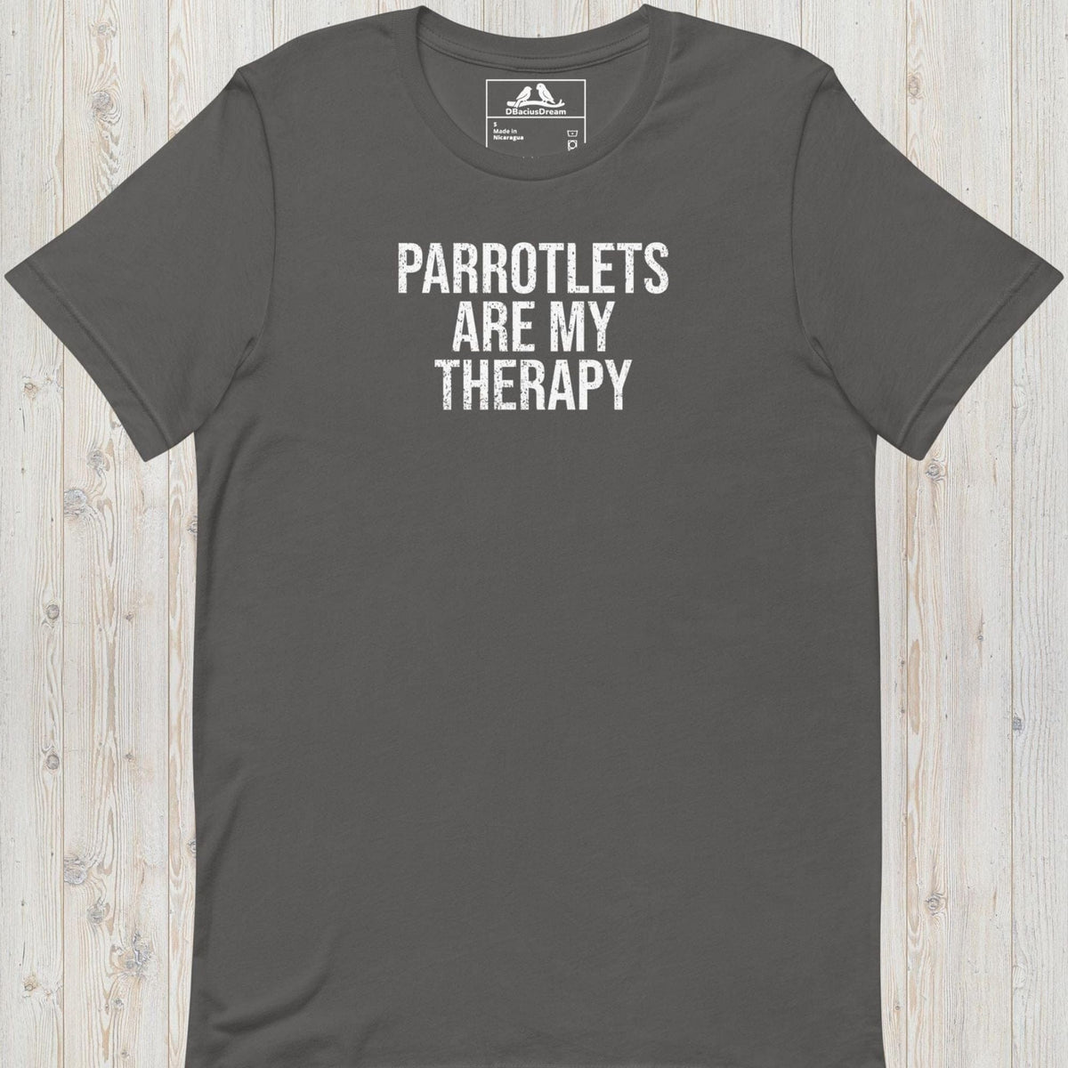 Parrotlets Are My Therapy Unisex t-shirt
