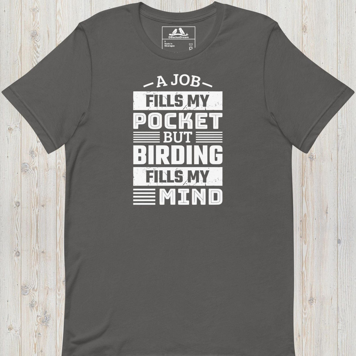 Birding Fills My Mind Unisex t-shirt