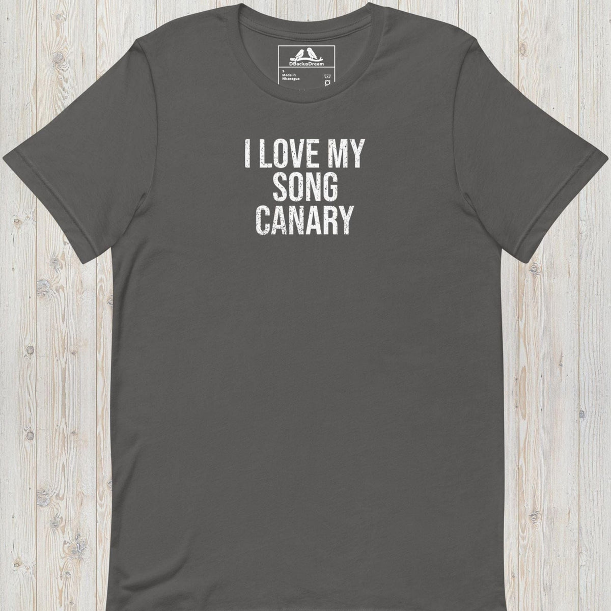 I Love My Song Canary Unisex t-shirt