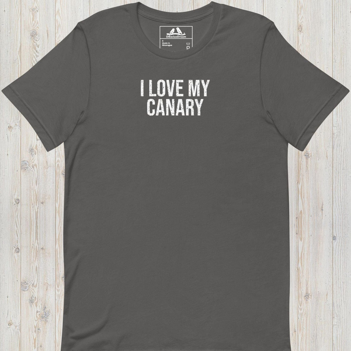 I Love My Canary Unisex t-shirt