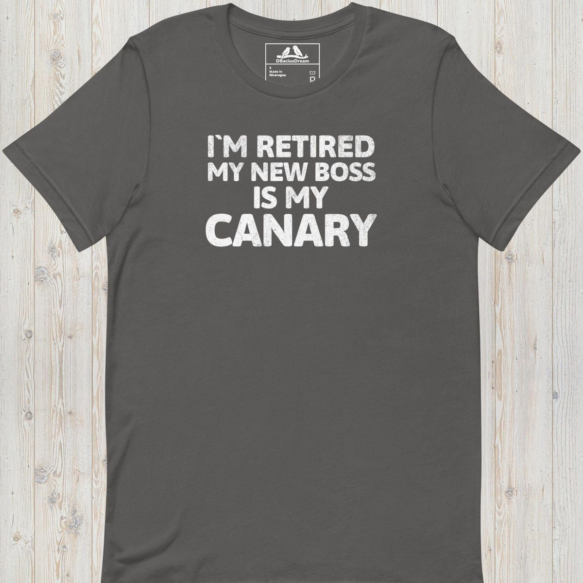 My New Boss Is My Canary Unisex t-shirt