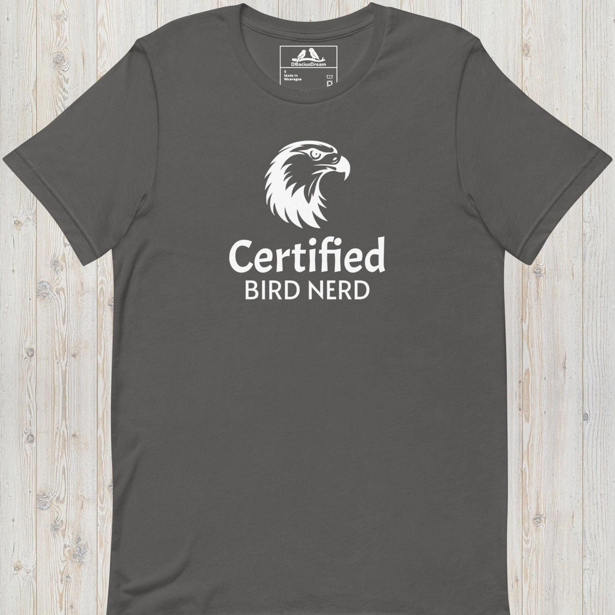Certified Bird Nerd Unisex t-shirt