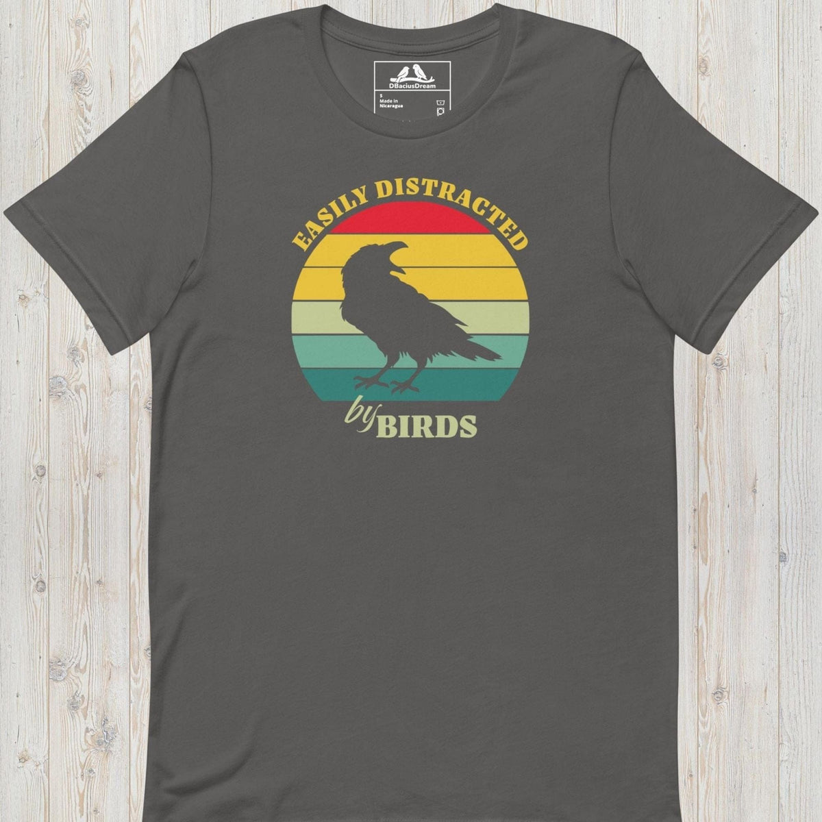 Easily Distracted By Birds Unisex t-shirt