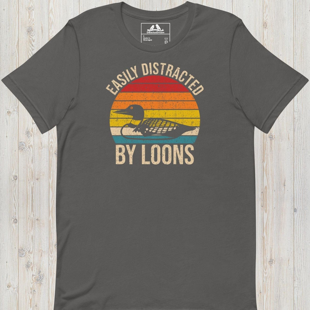Easily Distracted By Loons Unisex t-shirt