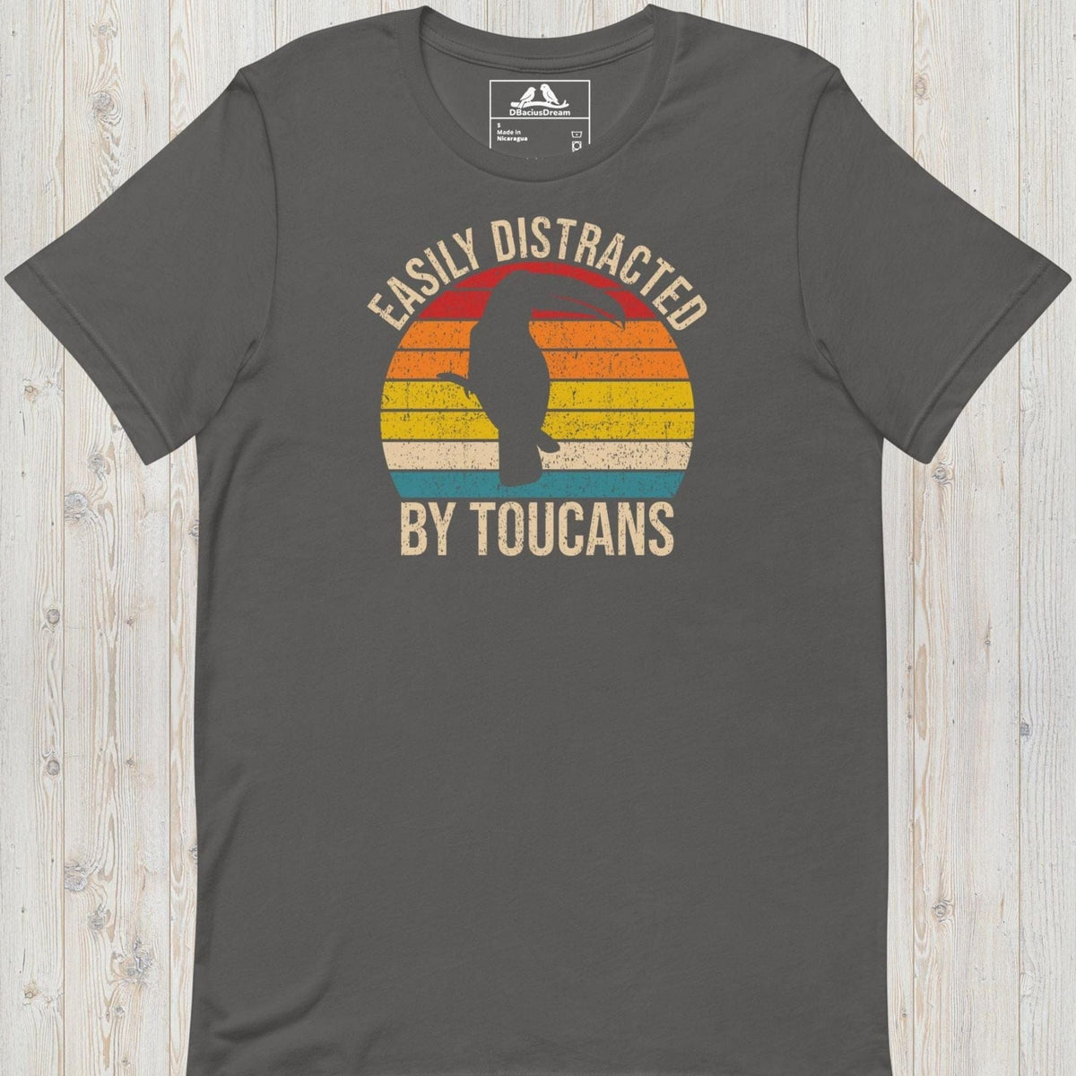 Easily Distracted By Toucans Unisex t-shirt