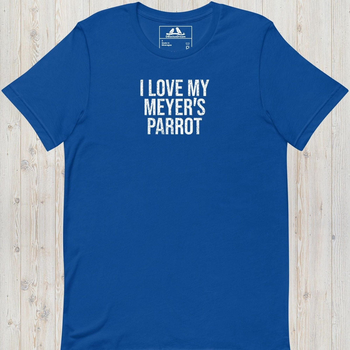 I Love My Meyer`s Parrot Unisex t-shirt