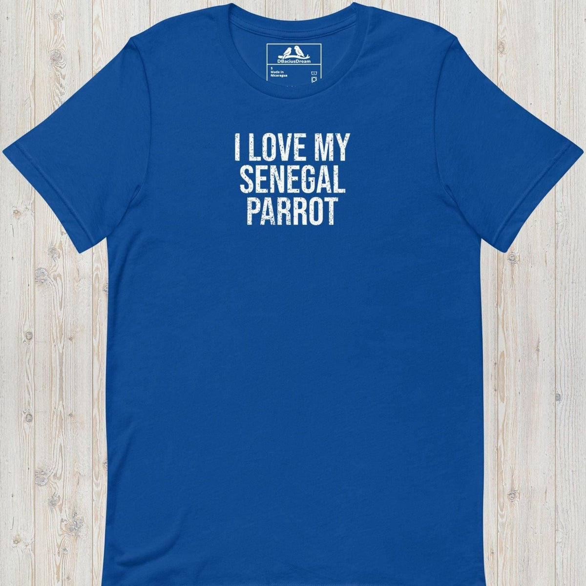 I Love My Senegal Parrot Unisex t-shirt