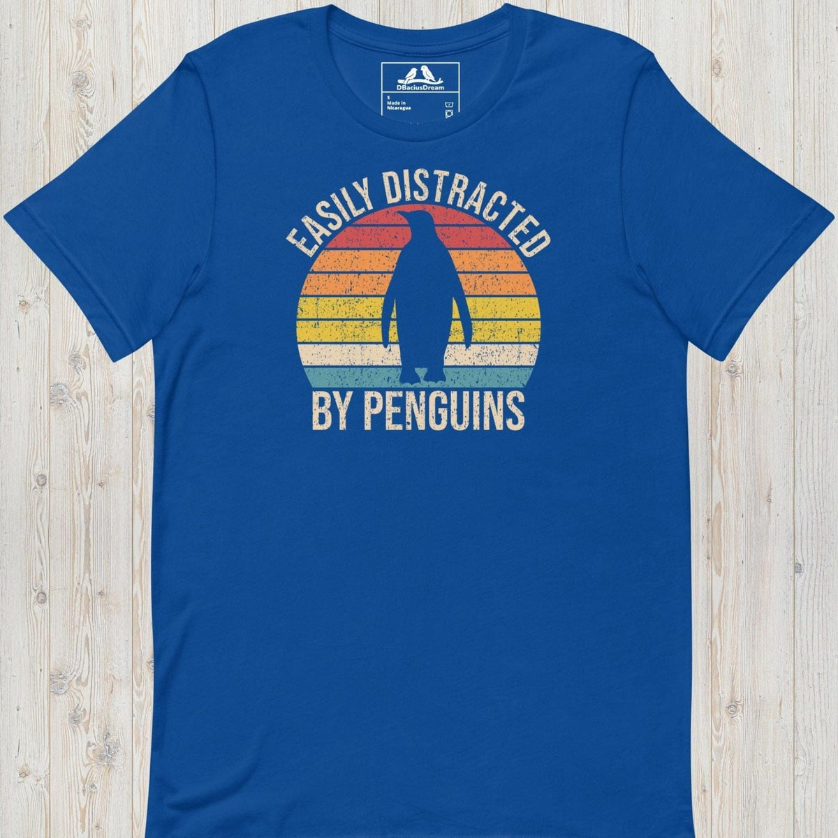 Easily Distracted By Penguins Unisex t-shirt