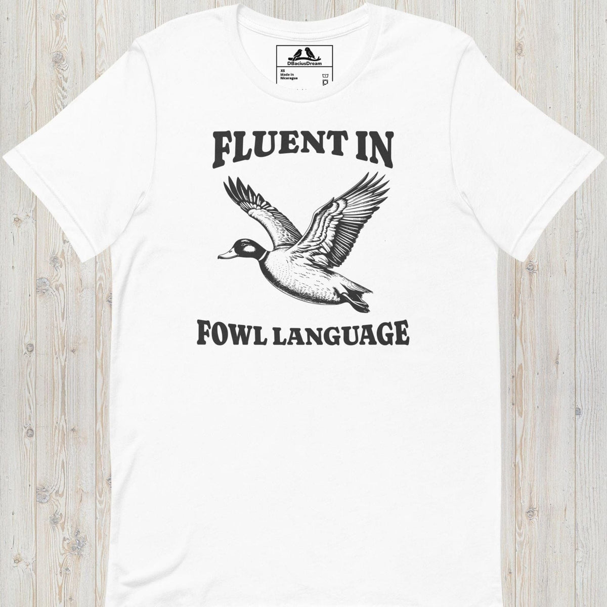 Fluent In Fowl Language Unisex t-shirt