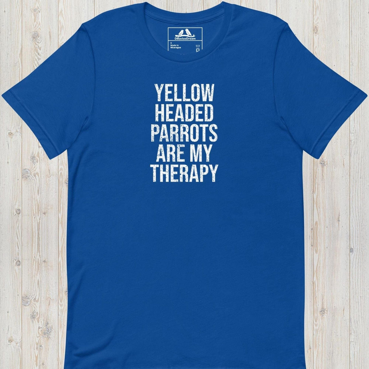 Yellow Headed Parrots Are My Therapy Unisex t-shirt