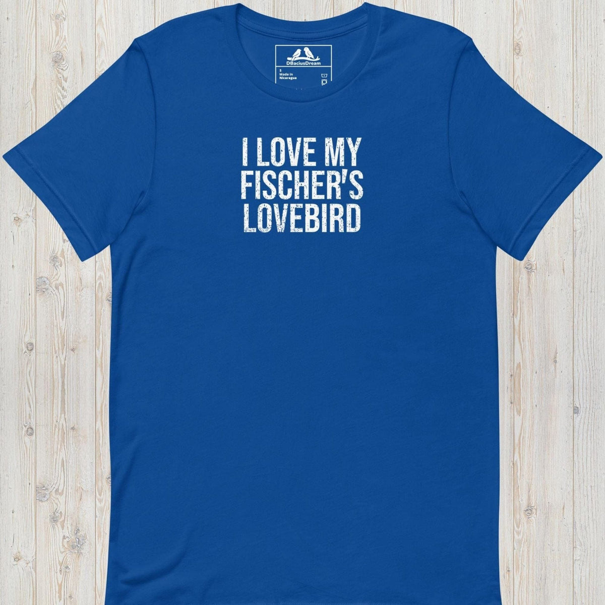 I Love My Fischer`s Lovebird Unisex t-shirt