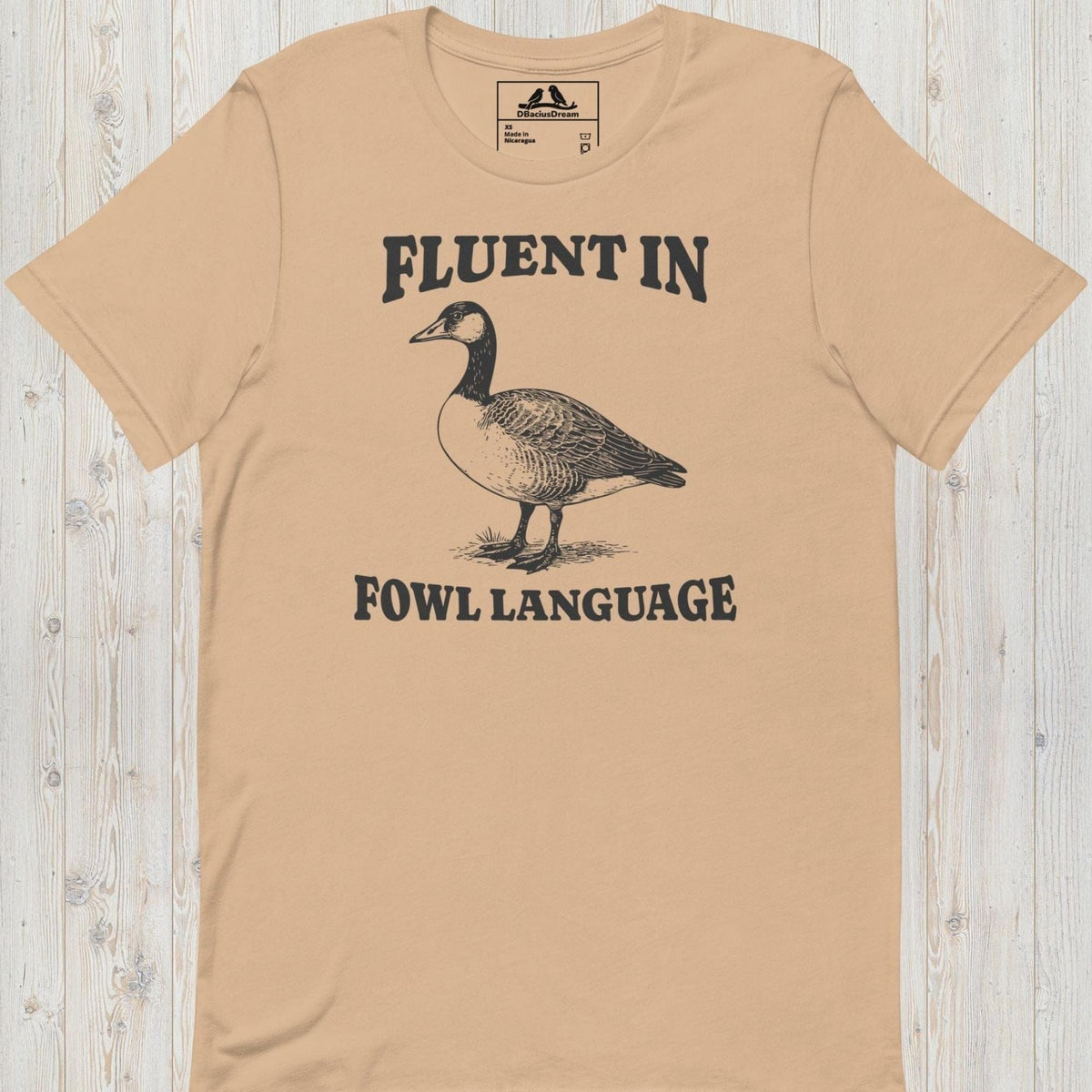 Fluent In Fowl Language Unisex t-shirt