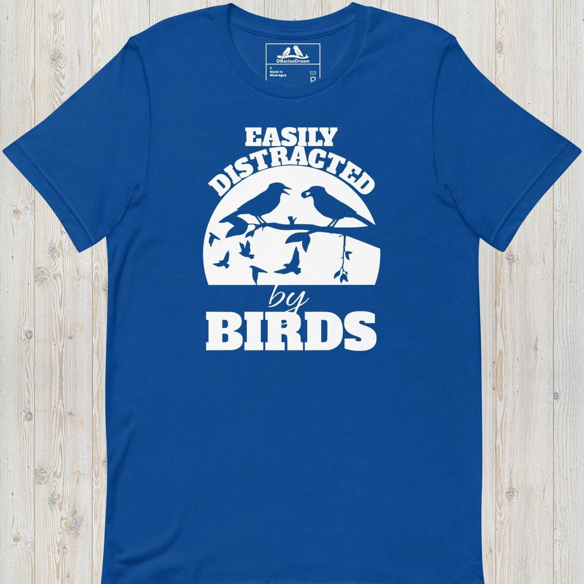 Easily Distracted By Birds Unisex t-shirt
