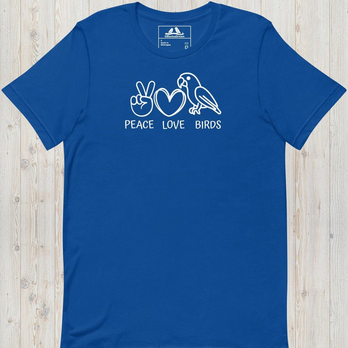 Peace Love Birds Unisex t-shirt