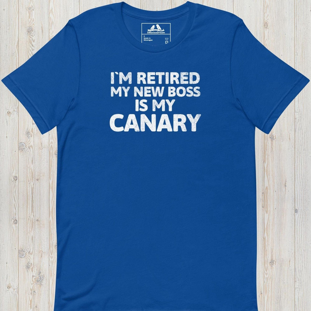 My New Boss Is My Canary Unisex t-shirt
