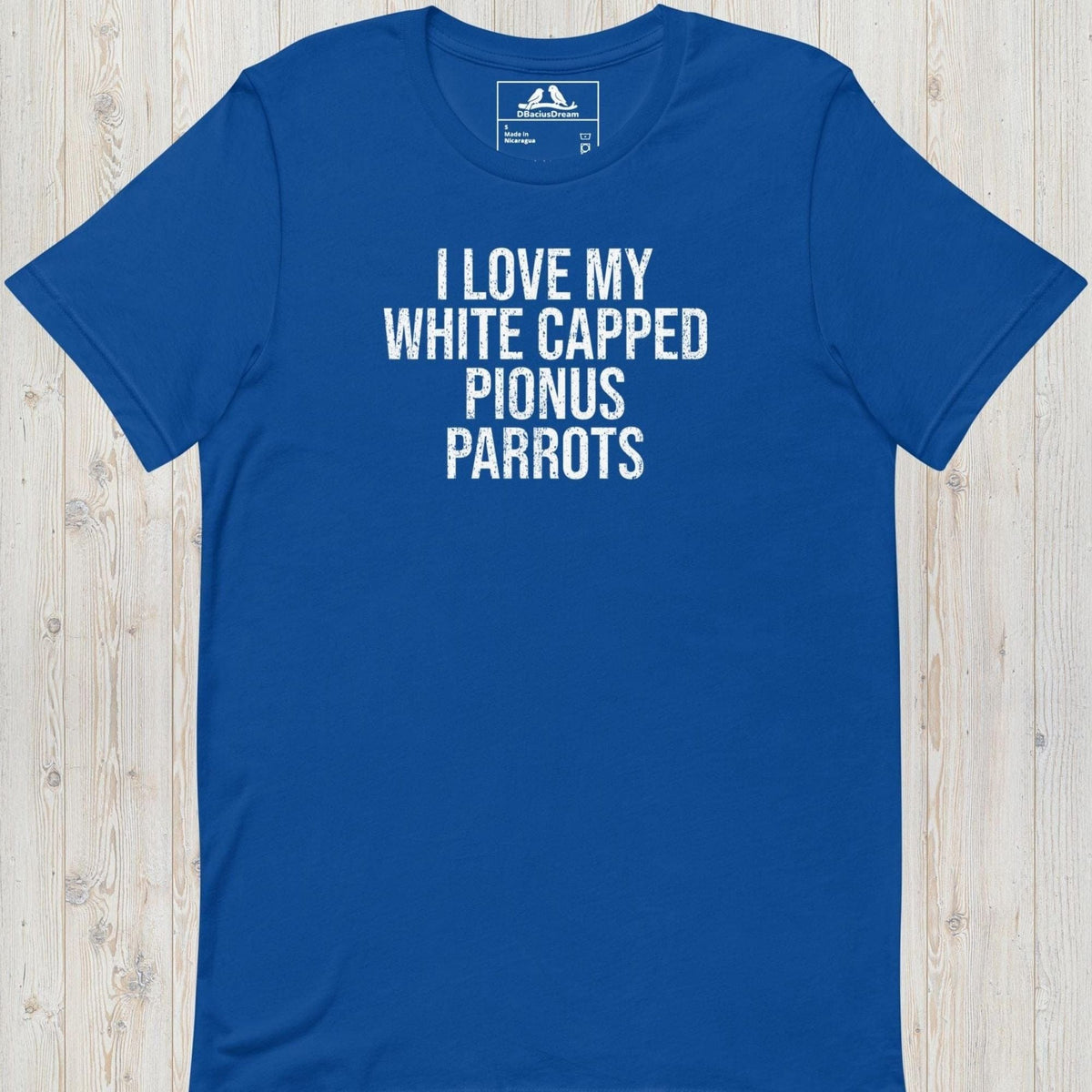 I Love My White Capped Pionus Parrots Unisex t-shirt