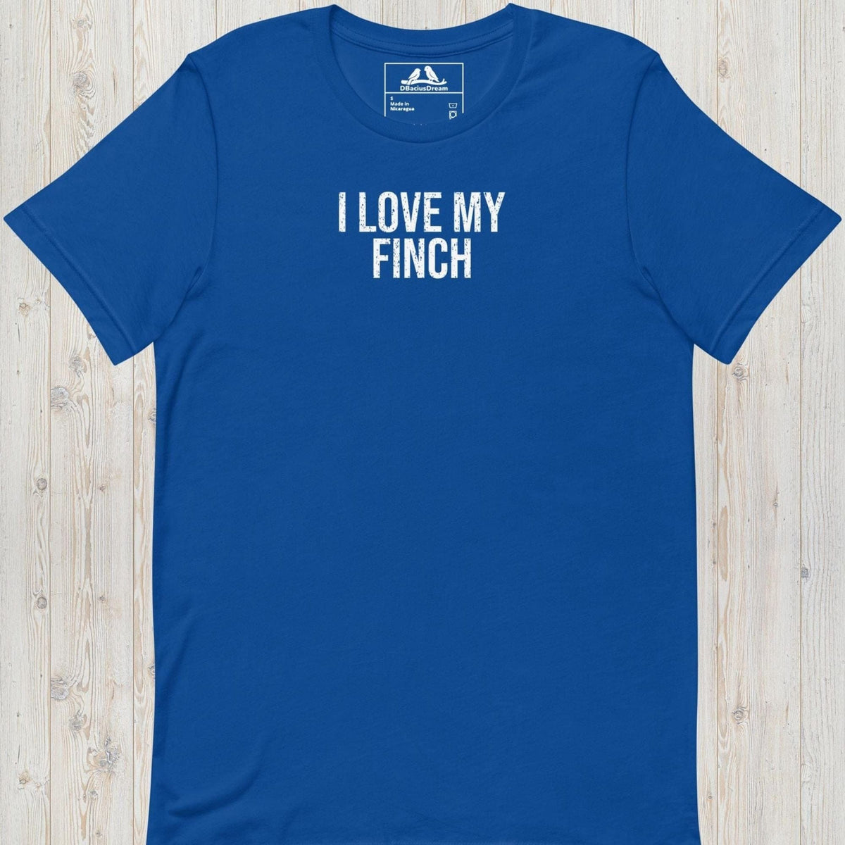 I Love My Finch Unisex t-shirt