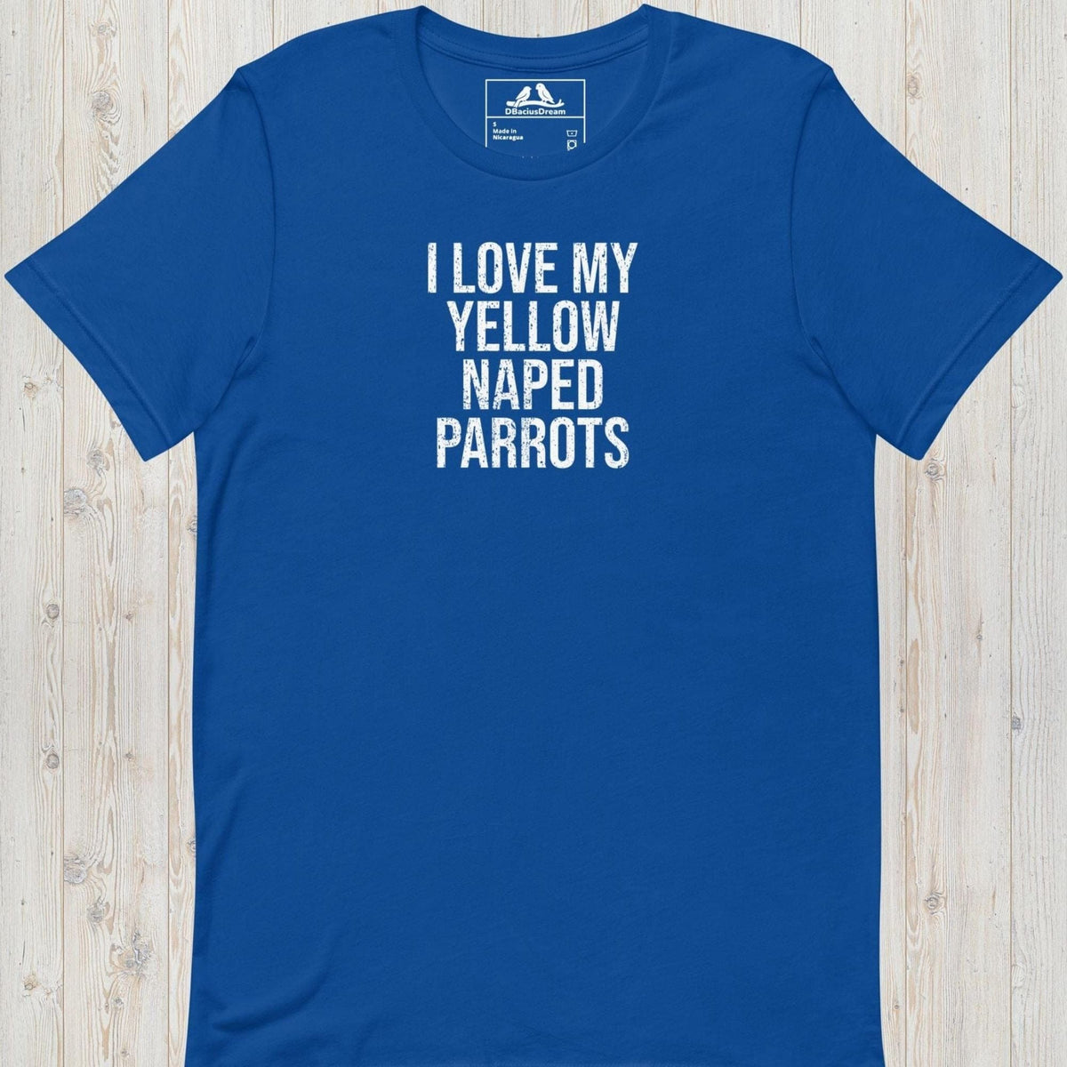 I Love My Yellow Naped Parrots Unisex t-shirt