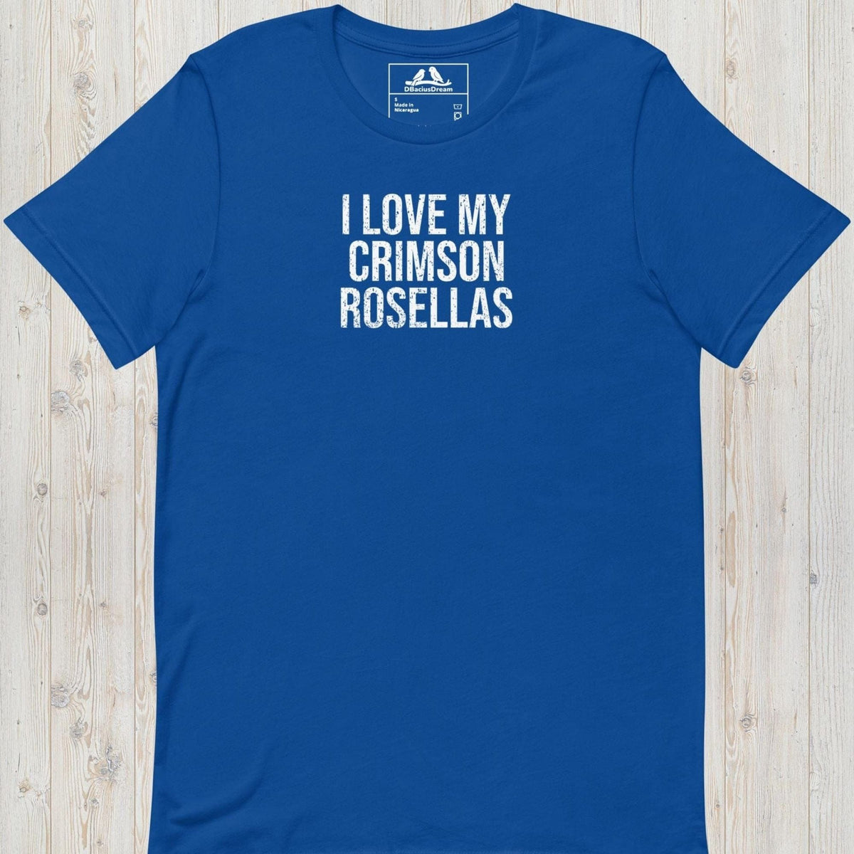 I Love My Crimson Rosellas Unisex t-shirt