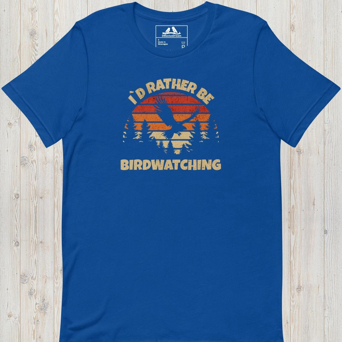 Id Rather Be Birdwatching Unisex t-shirt