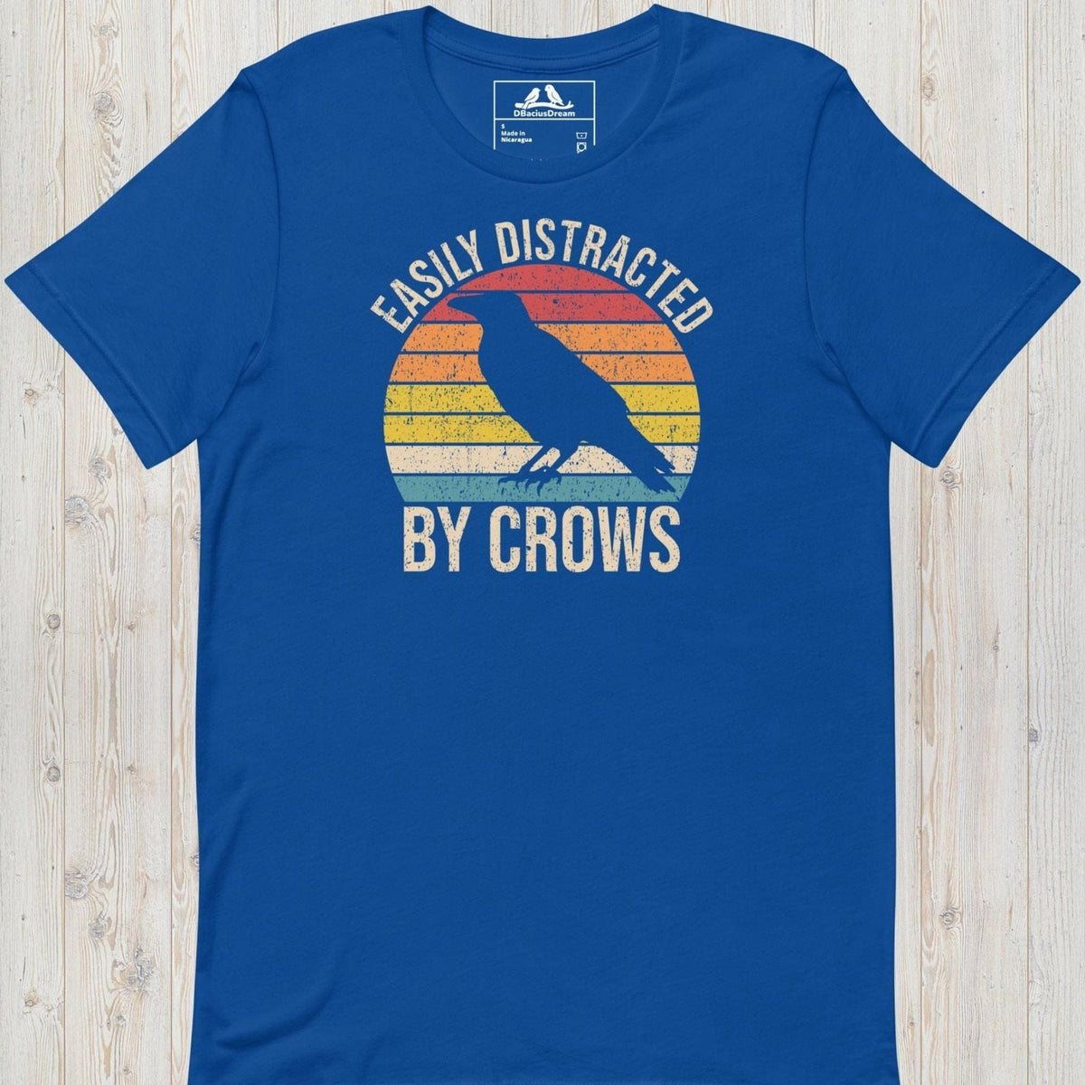 Easily Distracted By Crows Unisex t-shirt