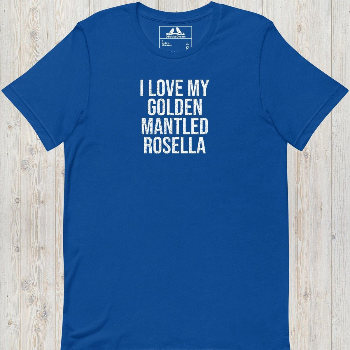 I Love My Golden Mantled Rosella Unisex t-shirt