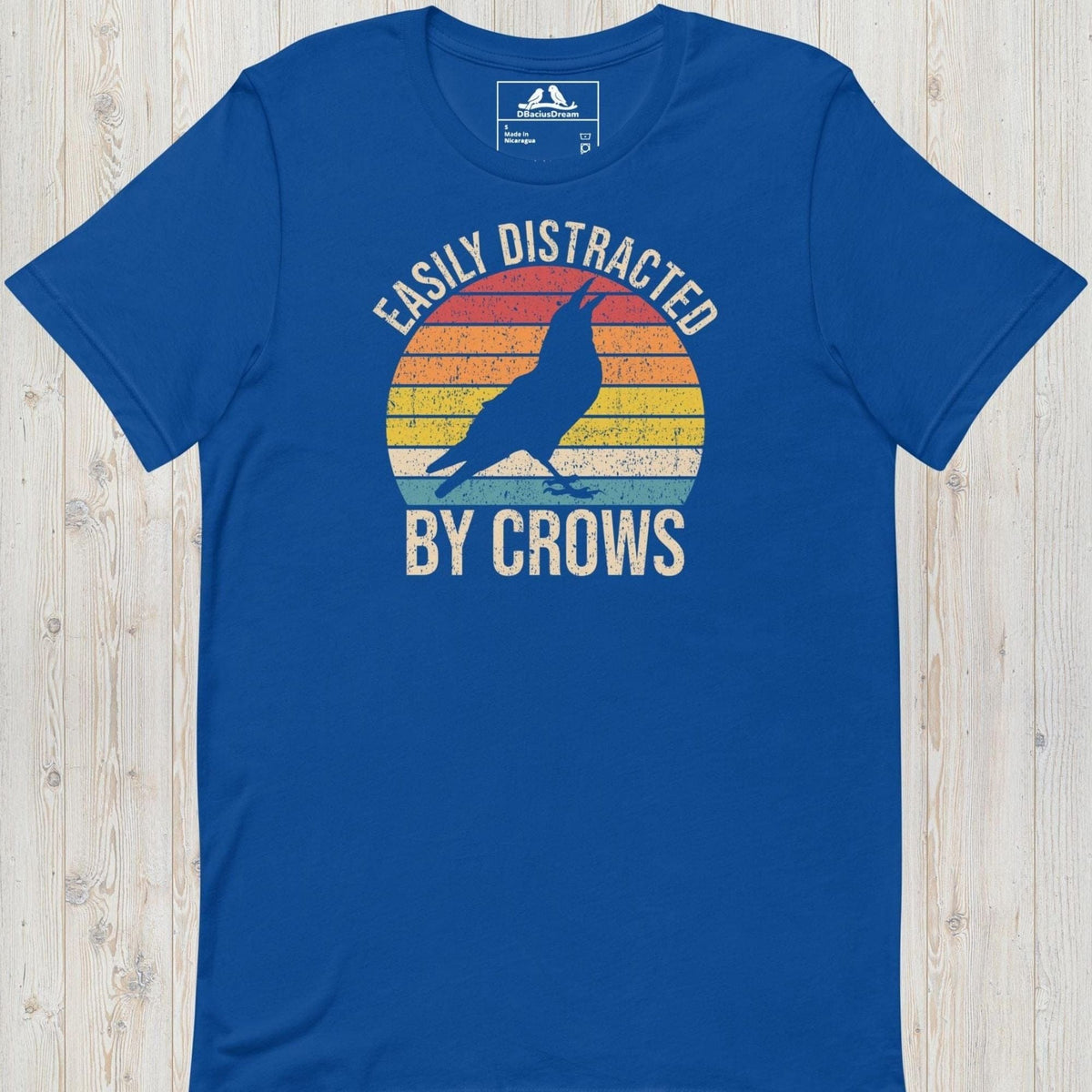 Easily Distracted By Crows Unisex t-shirt