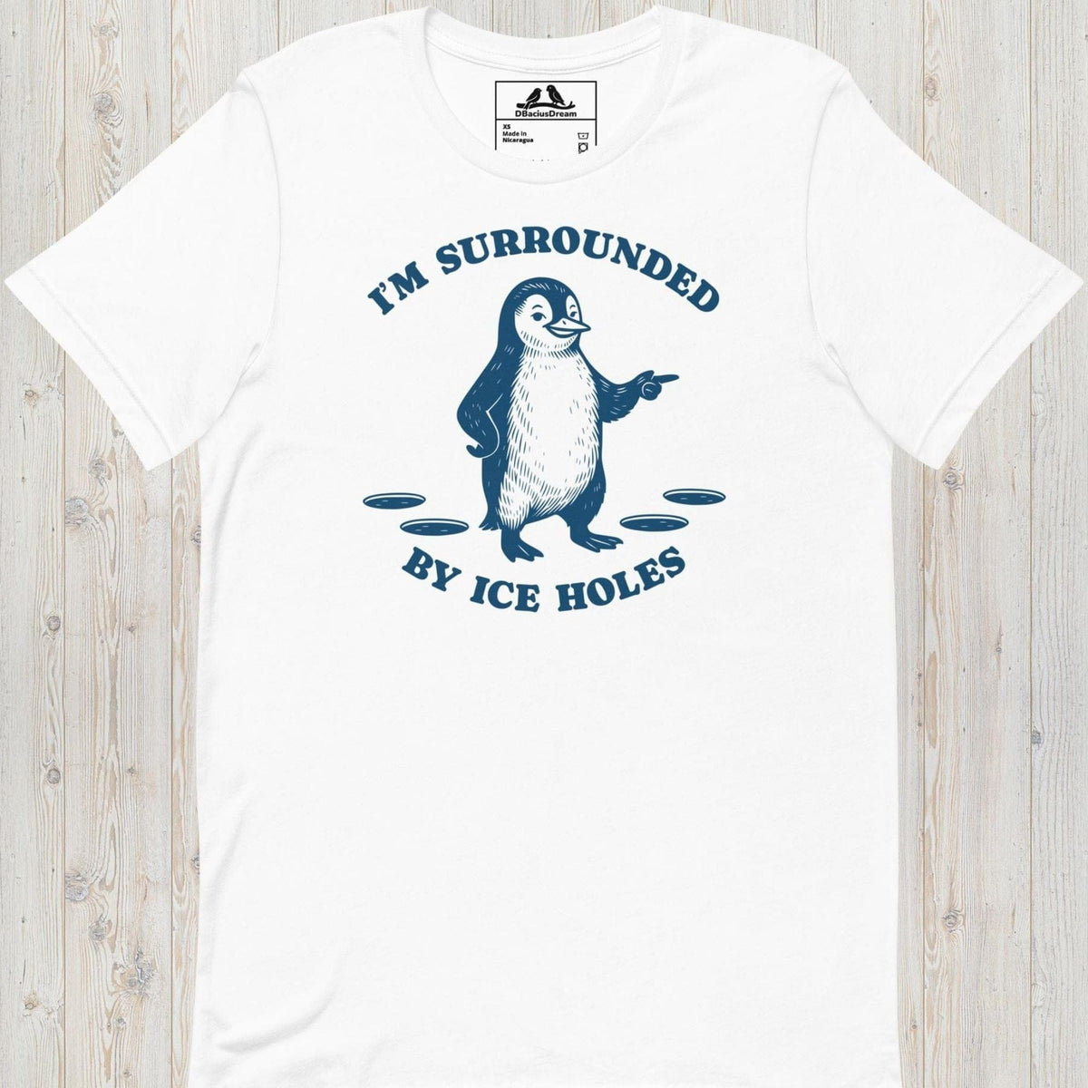 Surrounded By Ice Holes Unisex t-shirt