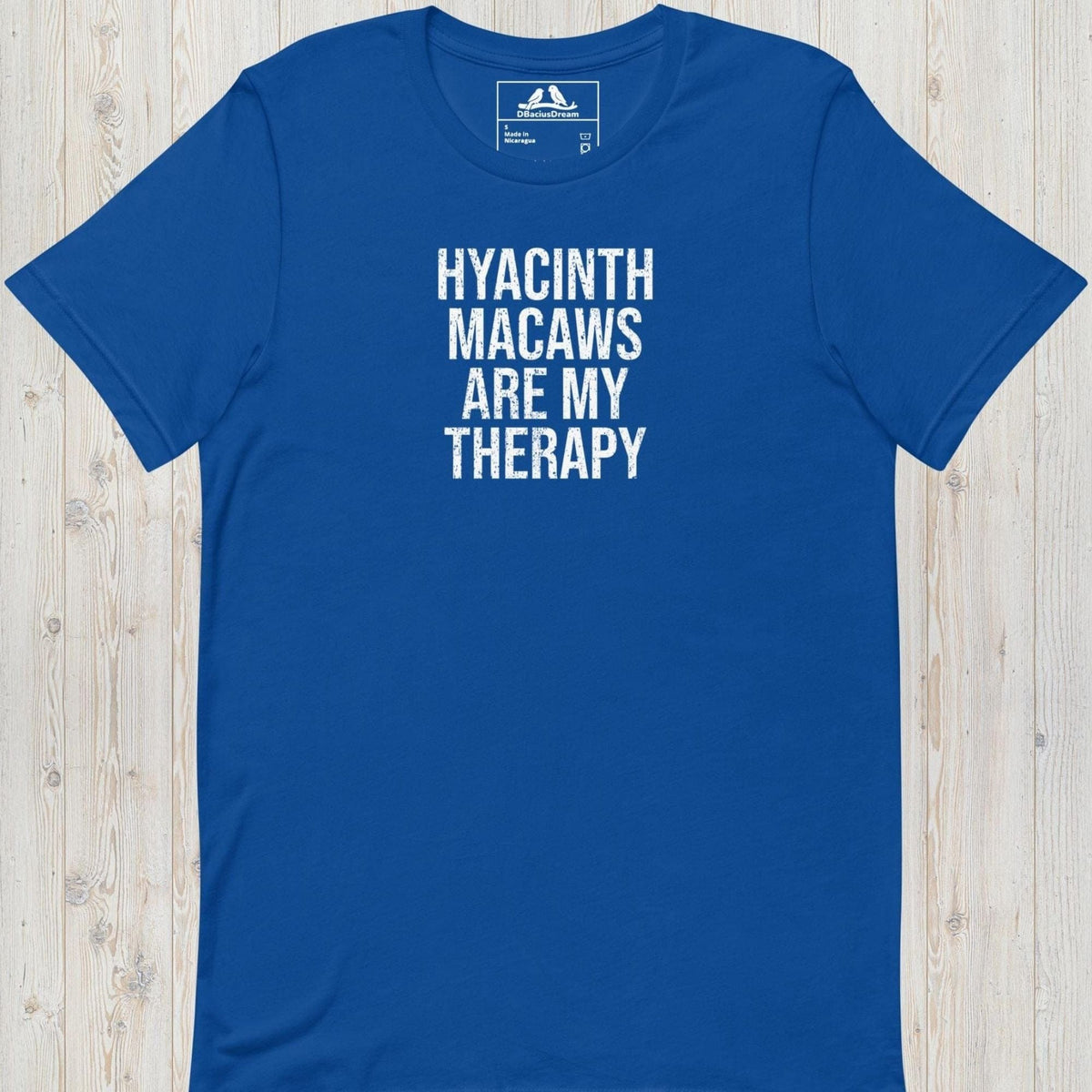 Hyacinth Macaws Are My Therapy Unisex t-shirt