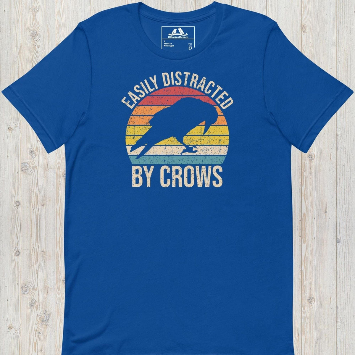Easily Distracted By Crows Unisex t-shirt