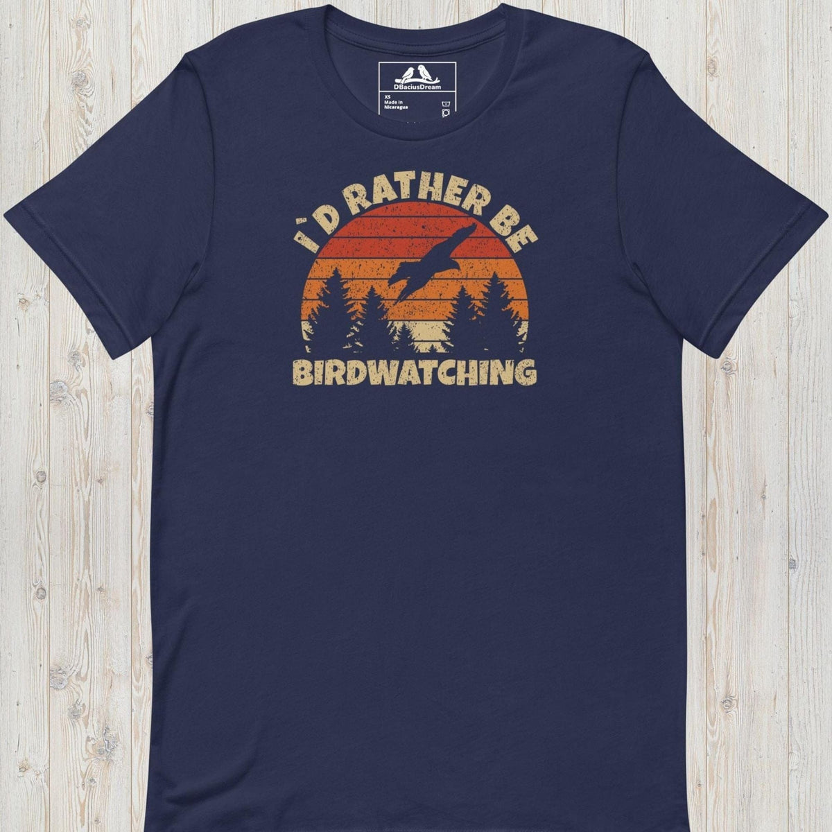 I´d Rather Be Birdwatching Unisex t-shirt