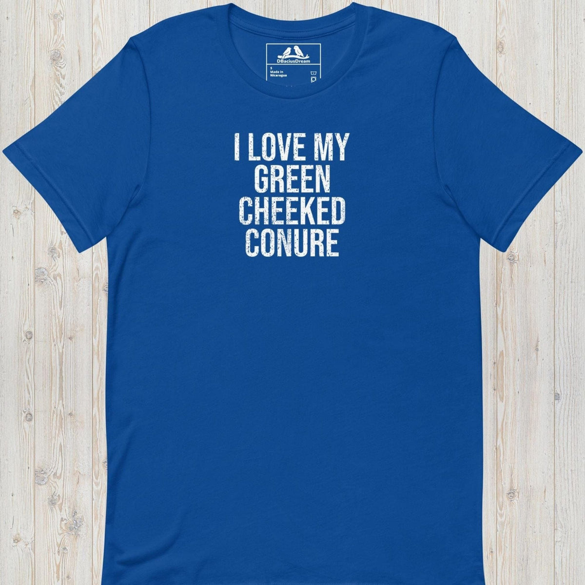 I Love My Green Cheeked Conure Unisex t-shirt