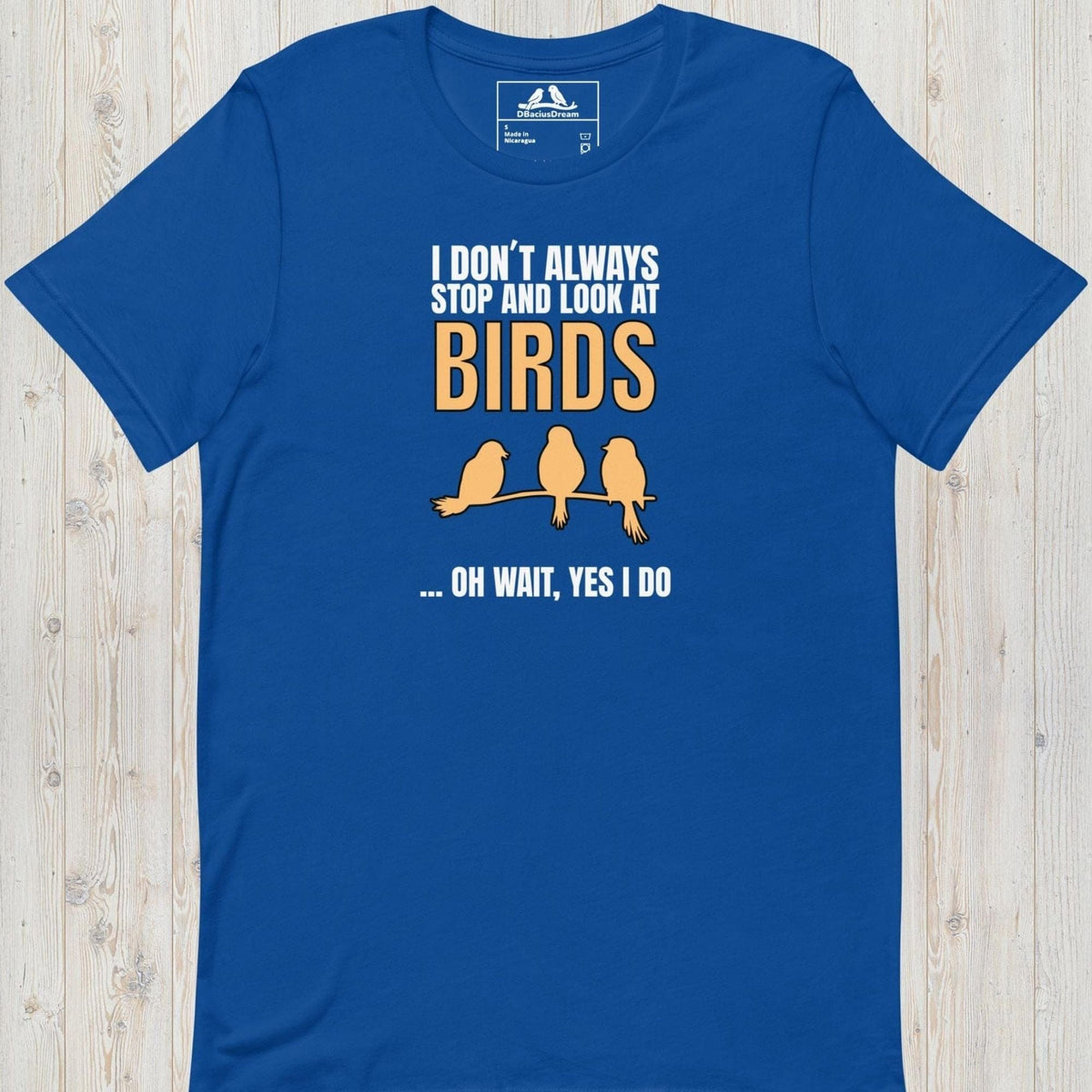 Stop and Look At Birds Unisex t-shirt
