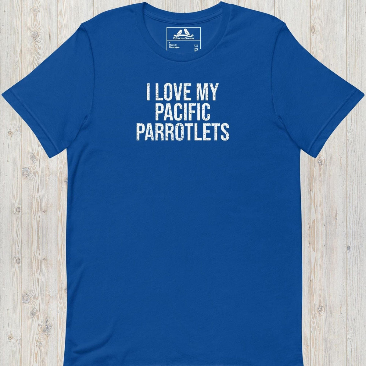 I Love My Pacific Parrotlets Unisex t-shirt