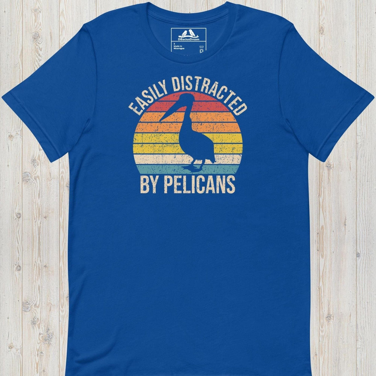 Easily Distracted By Pelicans Unisex t-shirt
