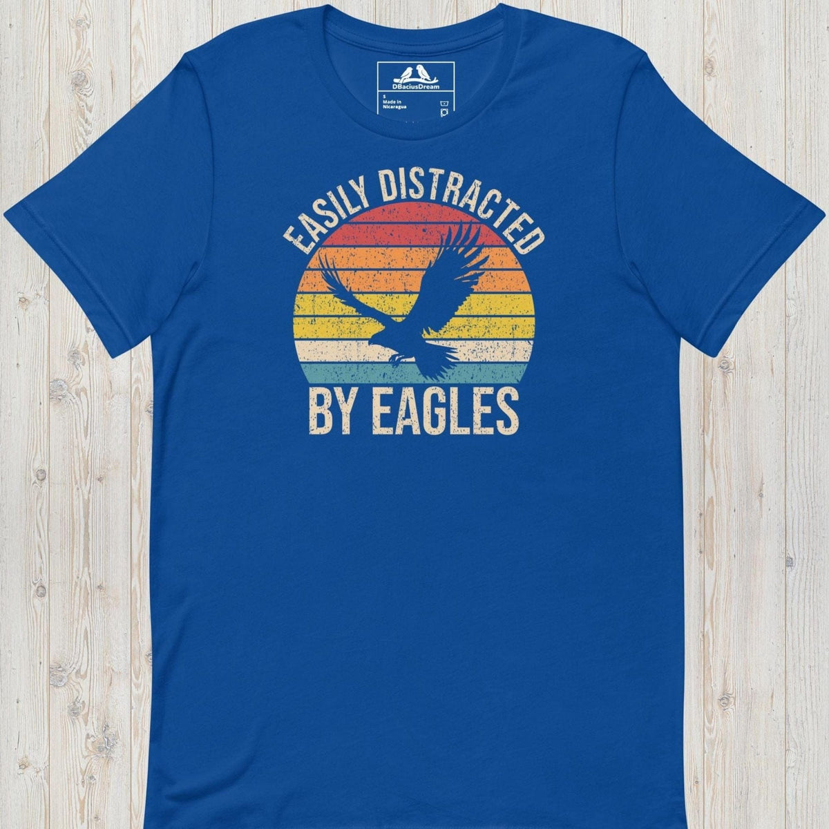 Easily Distracted By Eagles Unisex t-shirt