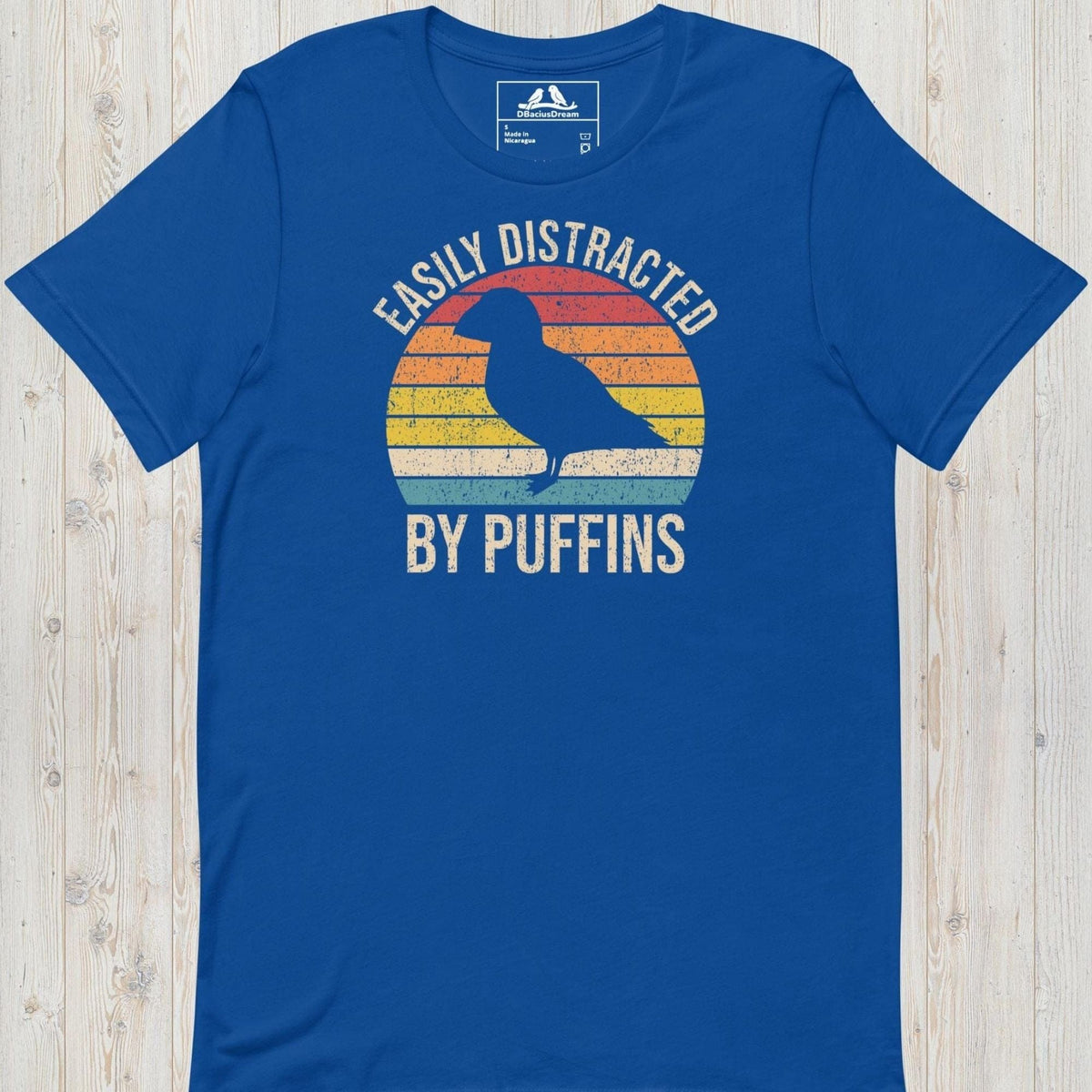 Easily Distracted By Puffins Unisex t-shirt