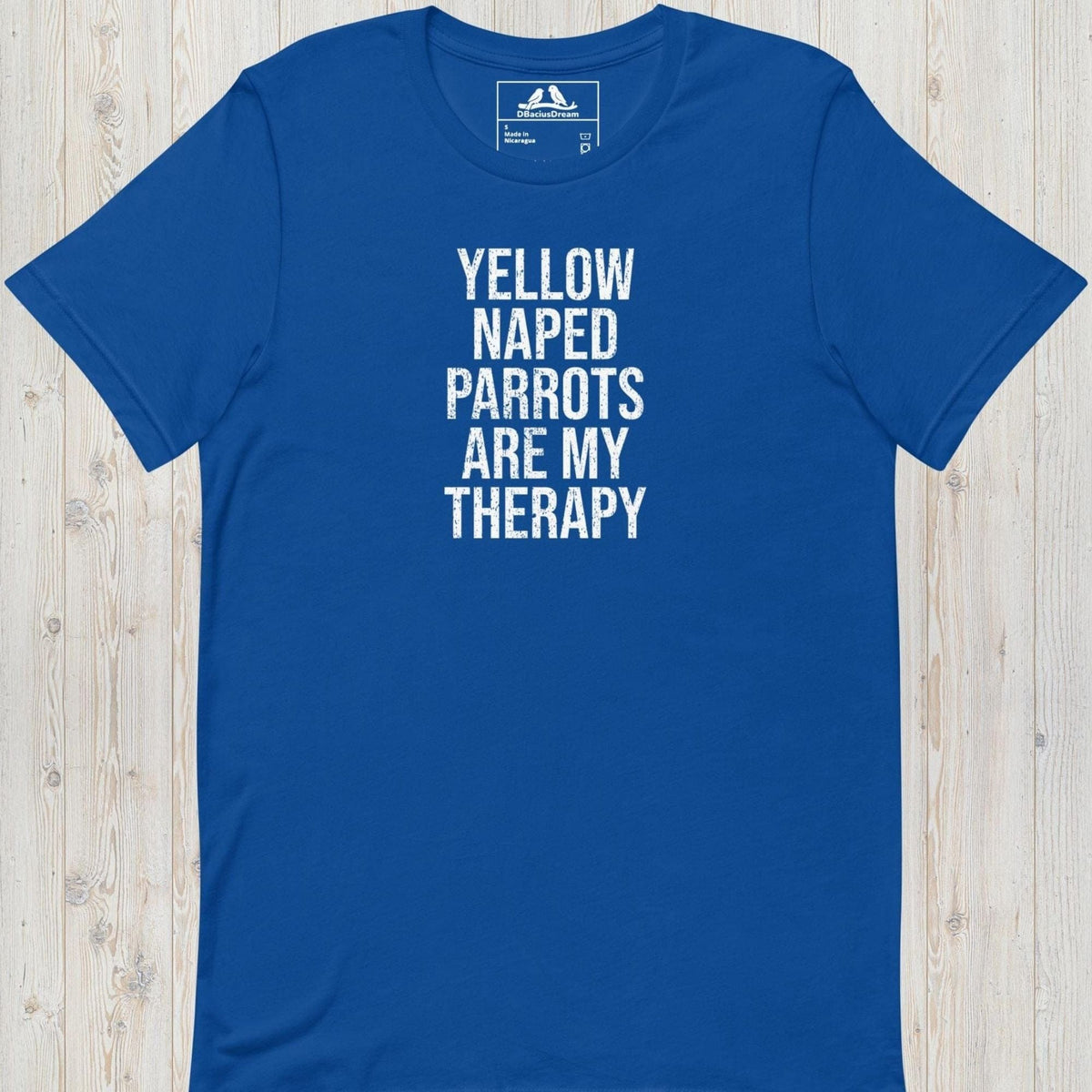 Yellow Naped Parrots Are My Therapy Unisex t-shirt