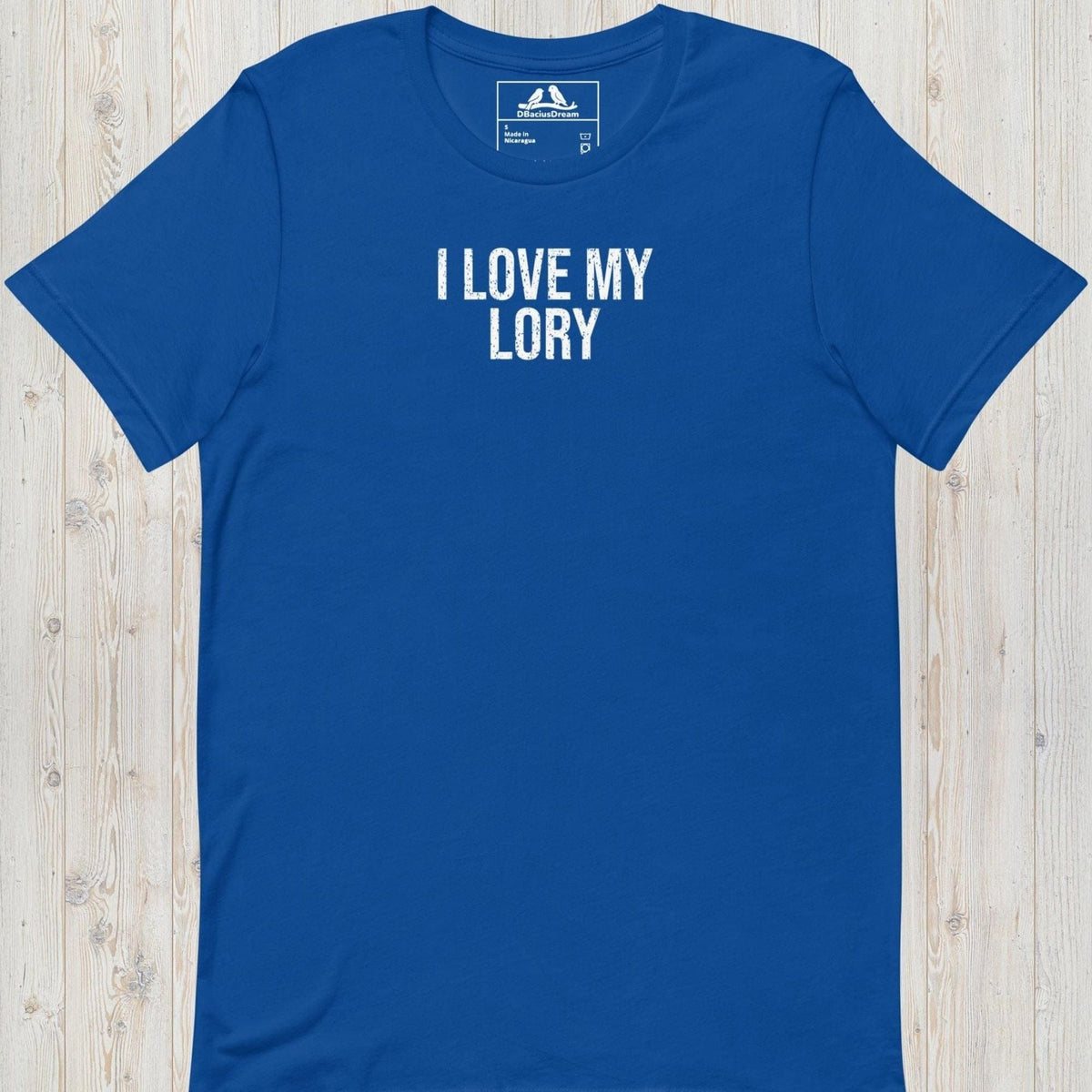 I Love My Lory Unisex t-shirt