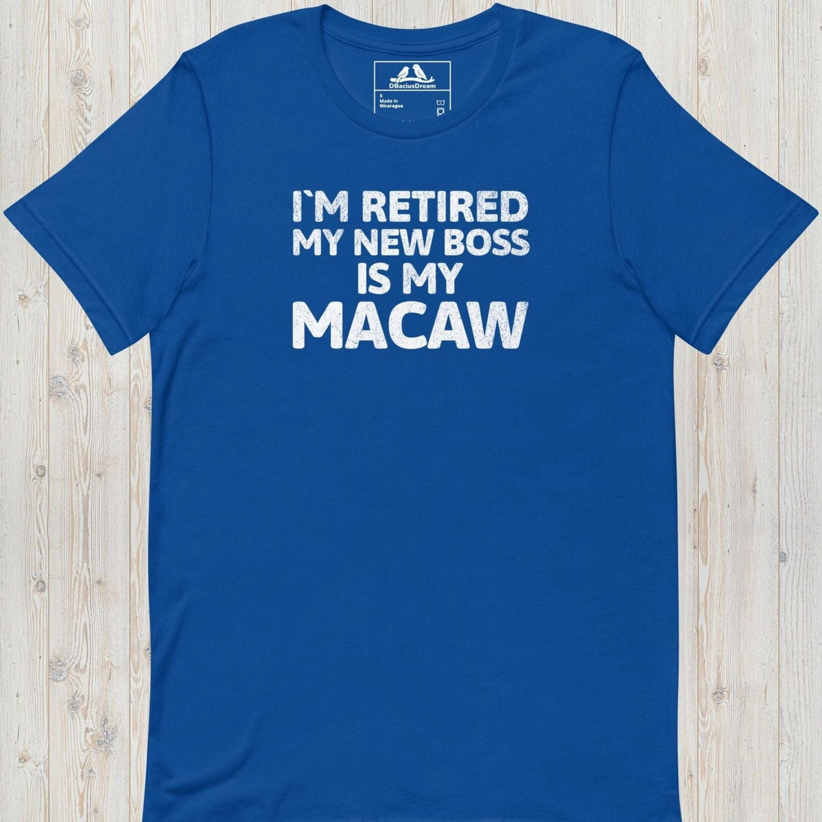 My New Boss Is My Macaw Unisex t-shirt