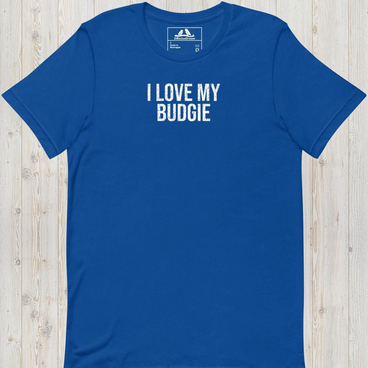 I Love My Budgie Unisex t-shirt