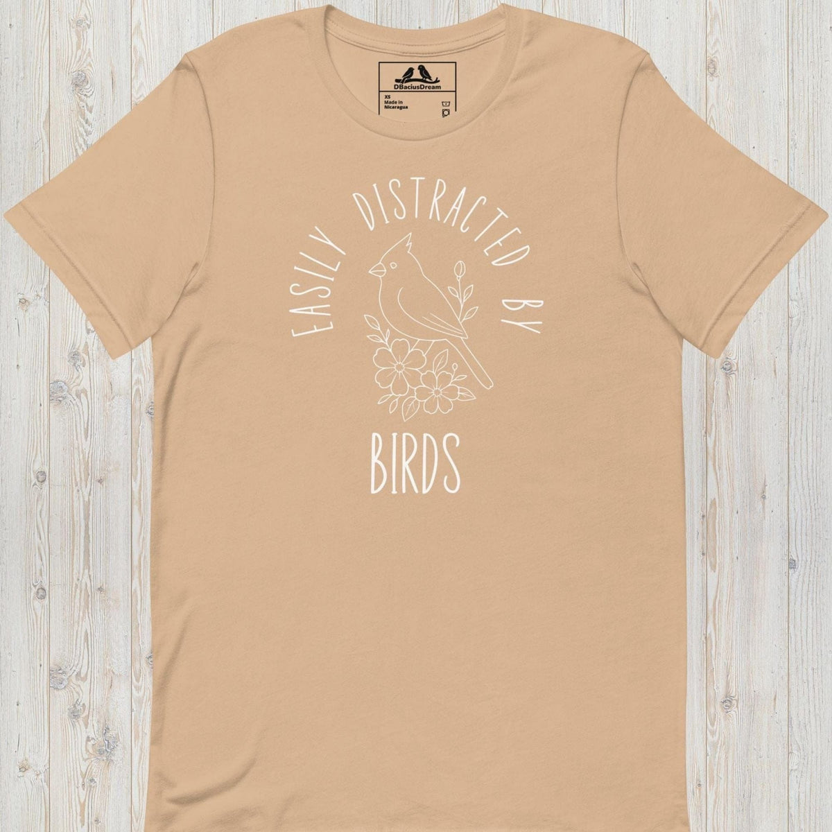 Easily Distracted By Birds Unisex t-shirt