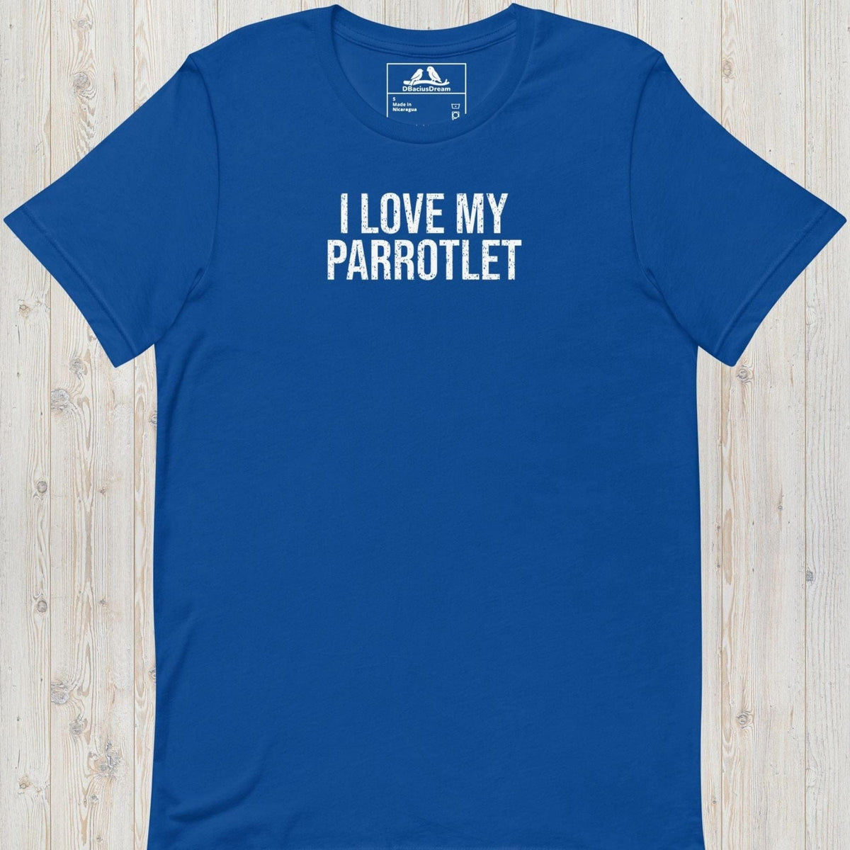 I Love My Parrotlet Unisex t-shirt