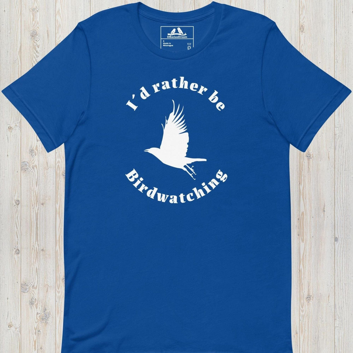 I´d Rather Be Birdwatching Unisex t-shirt
